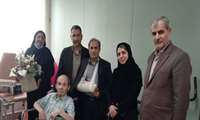 دیدار و دلجویی از همکار بازنشسته مرکز بهداشت رشت